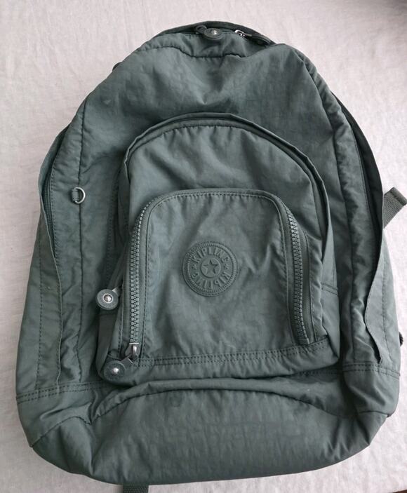 Kipling Handbags - Kipling harper Expandable Backpack Light Aloe Tonal EUC